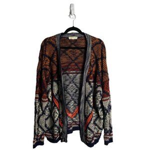 Staring at Stars Women's Patterned Cozy Knit Open Front Cardigan